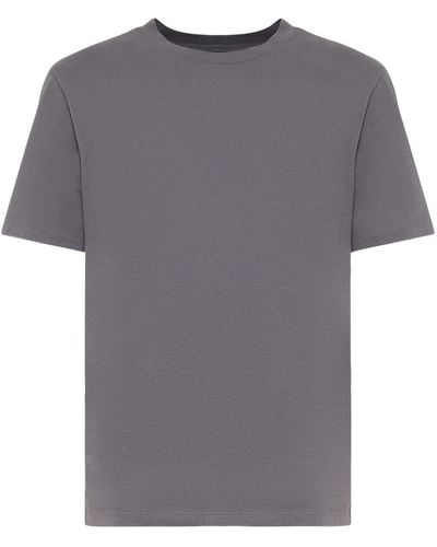 Maison Margiela Camiseta de algodón jersey - Gris