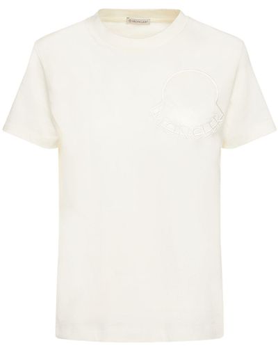 Moncler Cotton T-Shirt - White