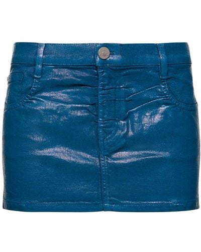 Vivienne Westwood Falda de denim de algodón - Azul