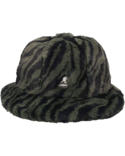 Kangol faux fur casual sale bucket hat in leopard print