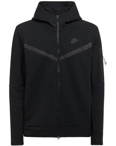 Nike Hoodie Aus Technofleece Mit Reissverschluss - Schwarz