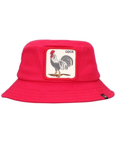 Goorin Bros Bucktown Rooster Cock Bucket Hat - Pink