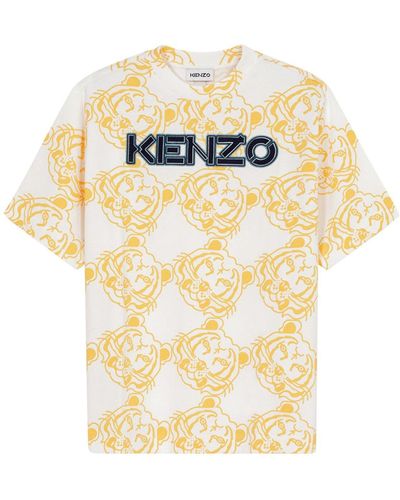 KENZO オーガニックコットンtシャツ - イエロー