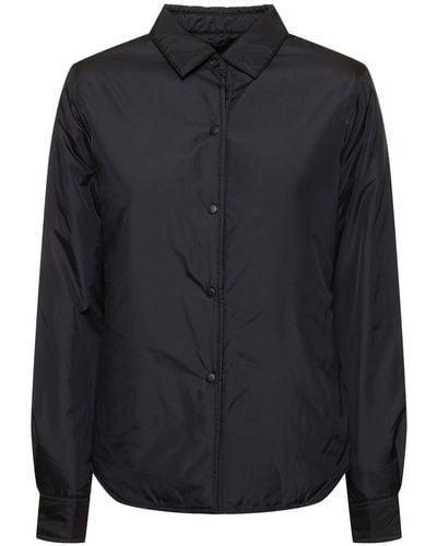 Aspesi Glue Nylon Shirt Jacket - Black