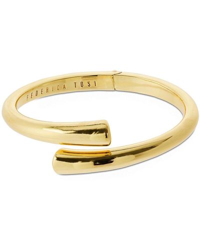 FEDERICA TOSI Tube Bangle Bracelet - Metallic