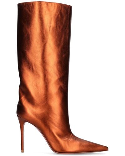 AMINA MUADDI Lvr Exclusive Fiona Leather Boots - Brown