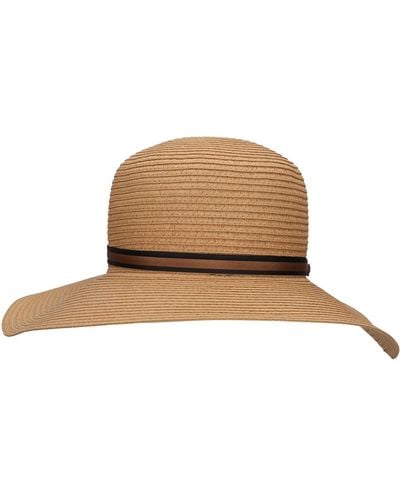Borsalino Giselle Foldable Straw Hat - Natural