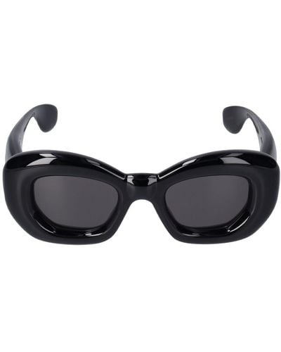 Loewe Aufgeblasene Katzenaugen-sonnenbrille - Schwarz
