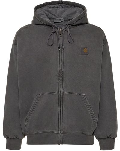 Carhartt Vista Hooded Cotton Zip Jacket - Grey