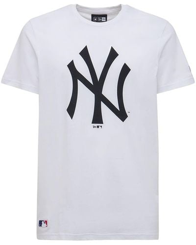 KTZ T-shirt Ny Yankees In Cotone - Bianco