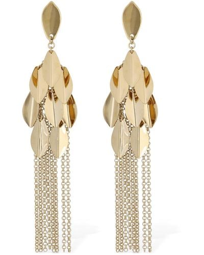 Isabel Marant Shiny Lea Pendant Earrings - Metallic