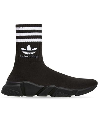 Balenciaga Adidas Speed Lt Sneakers - Black