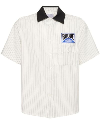 Rhude ツイルシャツ - ホワイト