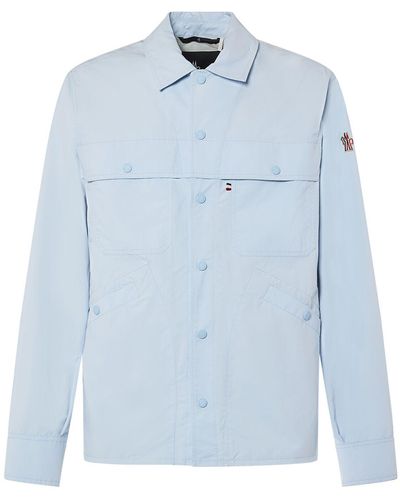 3 MONCLER GRENOBLE Nax Tech Shirt Jacket - Blue