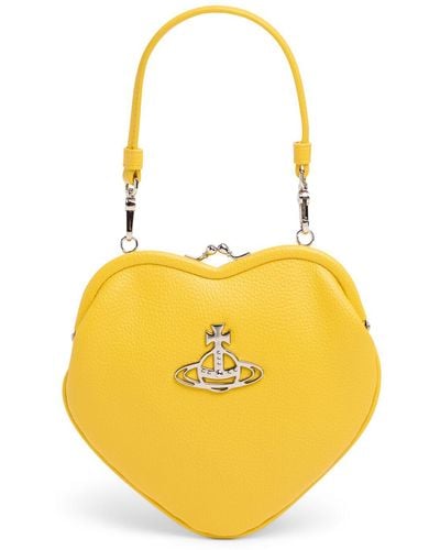 Vivienne Westwood Belle Heart Frame Faux Leather Bag - Yellow