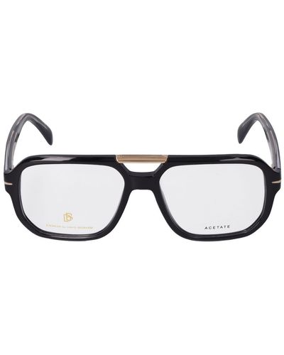 David Beckham Db Pilot Acetate Eyeglasses - Black