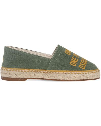 DSquared² Espadrilles One Life One Planet 10mm - Verde