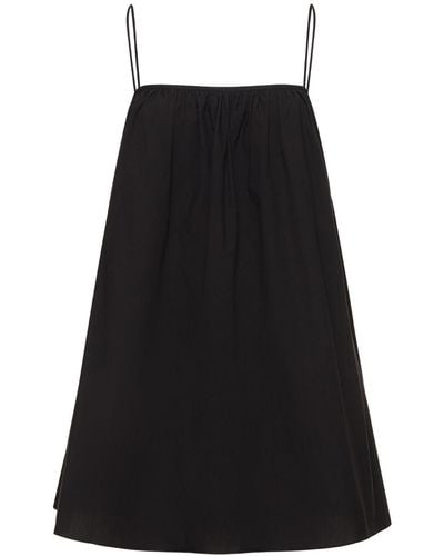 Matteau Organic Cotton Mini Dress - Black
