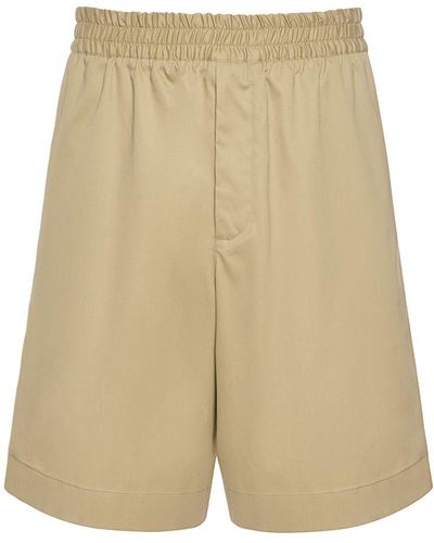 Bottega Veneta Shorts Aus Baumwollmischung - Natur