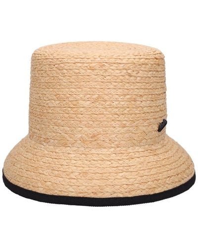 Borsalino Noa Treccia Raffia Hat - Natural