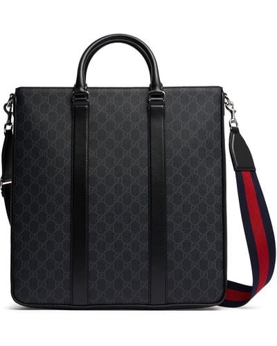 Gucci Gg Black Supreme Tote Bag - ブラック