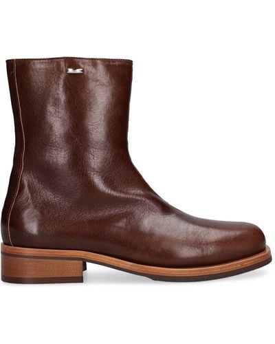 Our Legacy Camion Leather Boots - Brown