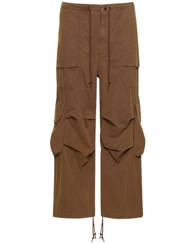 Entire studios Freight Cotton Cargo Trousers - Brown