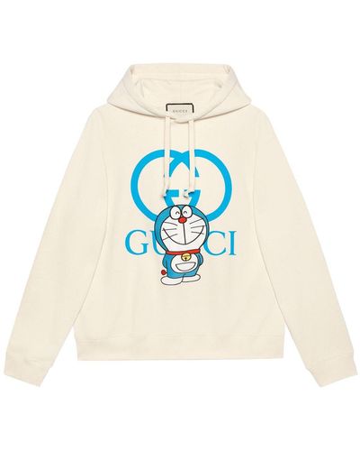 Gucci Doraemon X Cotton Hoodie - Natural