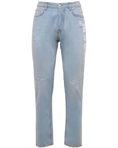 MSGM Jeans Aus Baumwolldenim - Blau