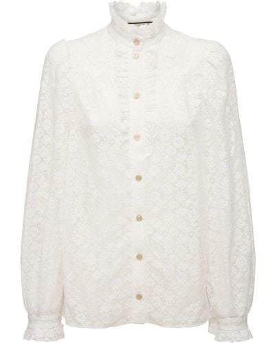 Gucci Vintage レースシャツ - ホワイト