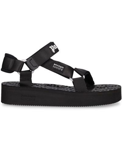 Palm Angels Sandalen "Depa" X Suicoke - Schwarz