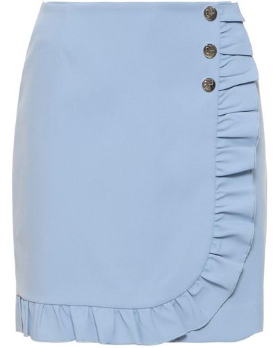 Tory Sport Skort in techno twill con ruches - Blu