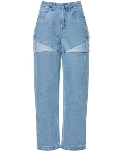 adidas Originals Cotton Denim Jeans - Blue