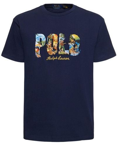 Polo Ralph Lauren T-shirt polo cruise - Bleu