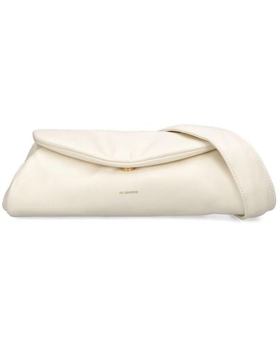 Jil Sander Small Cannolo Padded Leather Bag - Natural