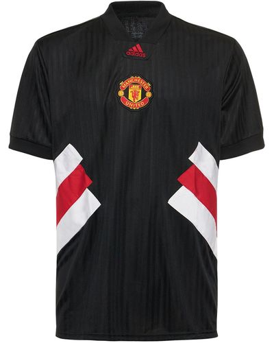 adidas Originals Manchester United Icon Jersey T-shirt - Schwarz
