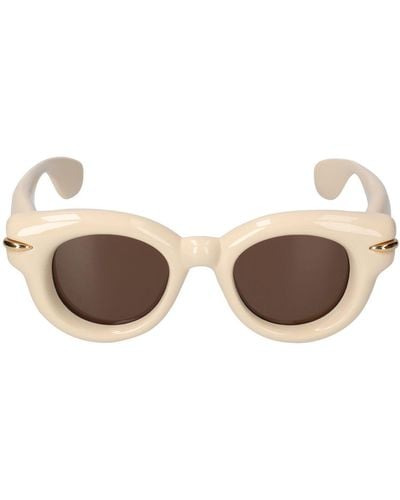 Loewe Inflated Round Sunglasses - Natural