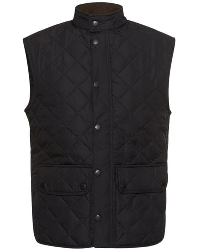 Barbour Lowerdale Quilted Cotton Vest - Black