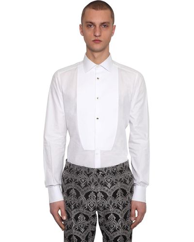 Dolce & Gabbana コットン タキシードシャツ - ホワイト