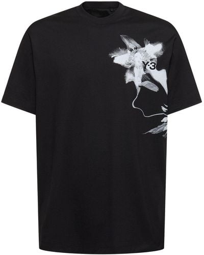 Y-3 Kurzärmliges T-shirt "gfx" - Schwarz