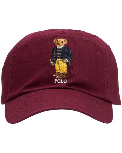 Polo Ralph Lauren Kappe "boston Commons Bear" - Rot