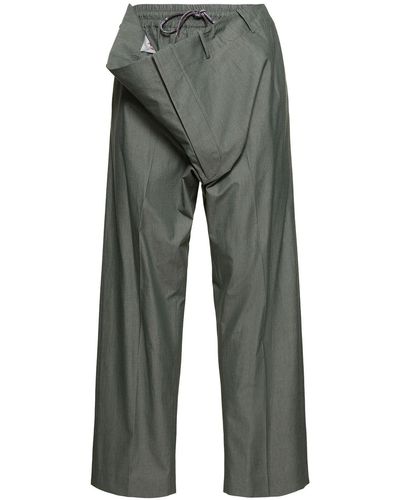 Vivienne Westwood Wreck Cotton Formal Pants - Gray