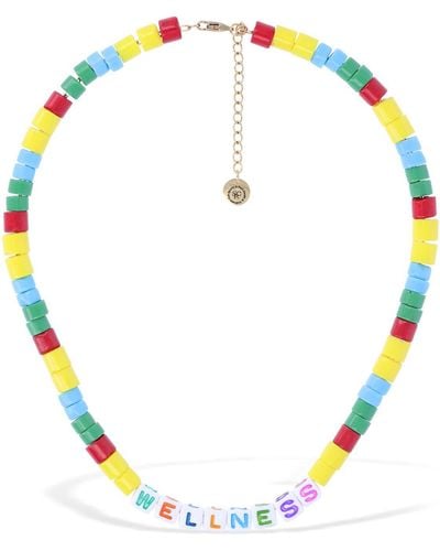 Sporty & Rich Collier En Perles Wellness - Multicolore