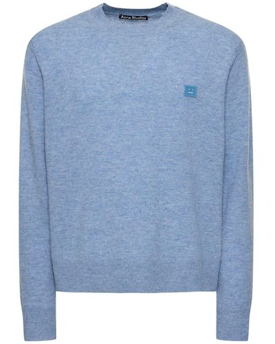 Acne Studios Kalon Wool Knit Sweater - Blue