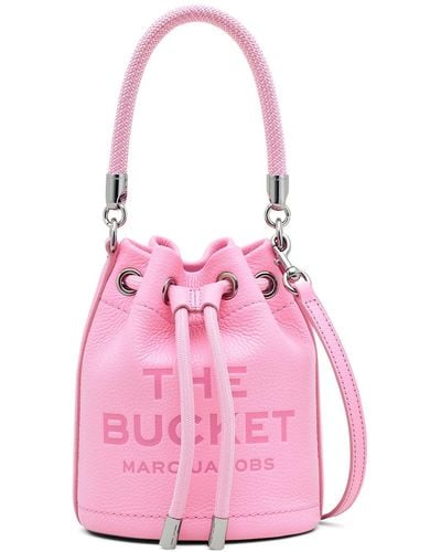 Marc Jacobs Ledertasche "the Mini Bucket" - Pink