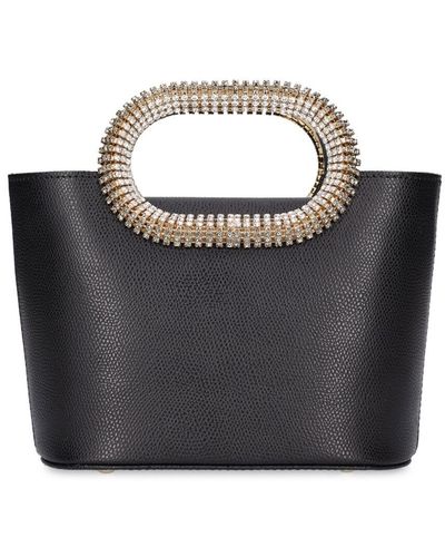Rosantica Anita Leather Top Handle Bag - Black