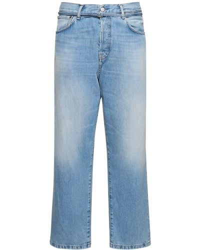 Acne Studios 1991 Loose Cotton Denim Jeans - Blue