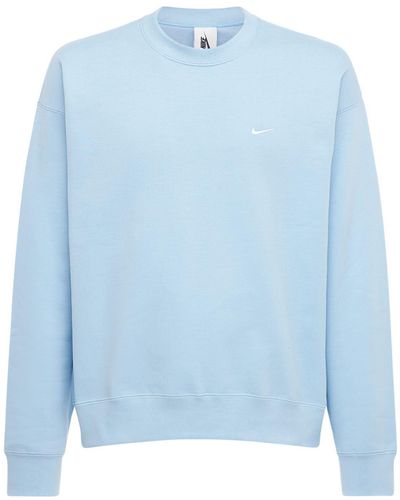 Nike Sweatshirt "solo Swoosh" - Blau