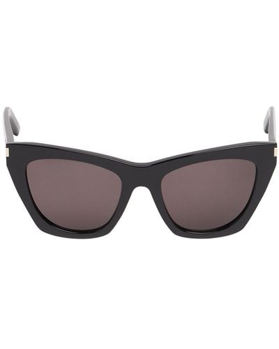 Saint Laurent Sl 214 Kate Acetate Sunglasses - Black