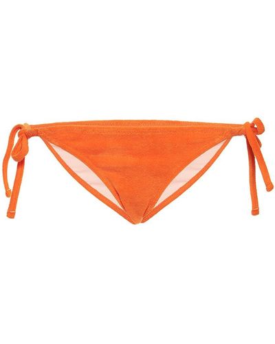 Solid & Striped The Iris Cotton Blend Bikini Bottoms - Orange
